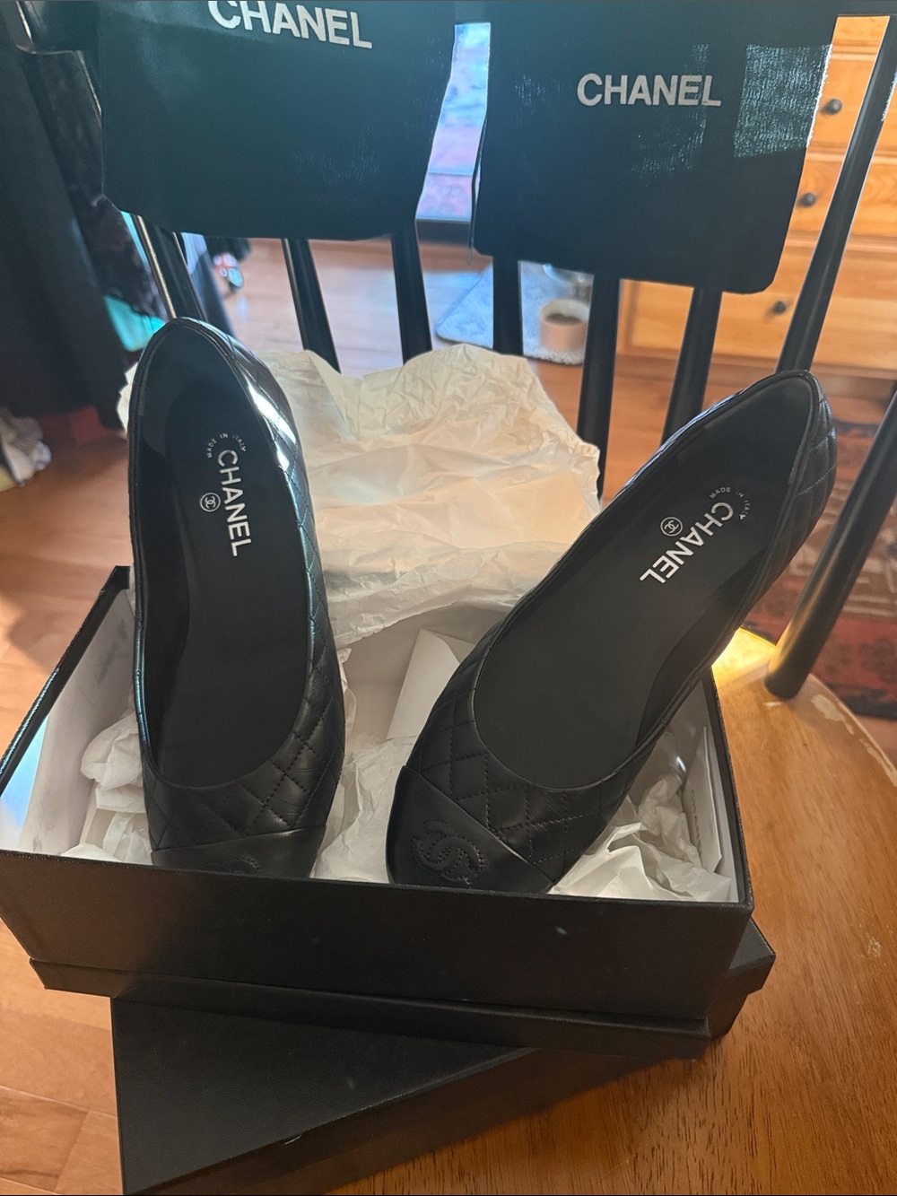 Chanel shoes authentic